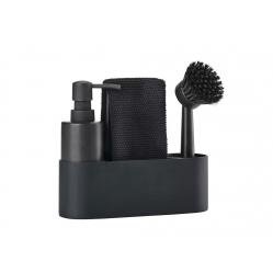 Zone Denmark - Singles Dishwashing Set - 4 Parts - Black - Home and Kitchen