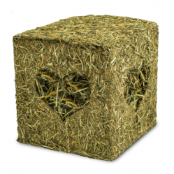 Jr Farm - Hay Cube with Mealworms - 12 x 12 cm - Pet Supplies