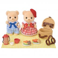 Sylvanian Families - Biscuit Bear Sister & Brother - Delicious Picnic (5852) - Toys