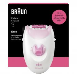 Braun - Silk·épil 3 Corded Epilator - Pink - Health and Personal Care