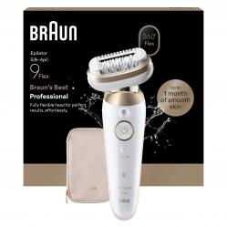 Braun - Silk·épil 9 Flex Wet & Dry Epilator - Gold - Health and Personal Care