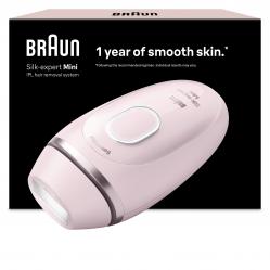 Braun - IPL Silk·expert Mini - At Home Hair Removal - Pink - Health and Personal Care