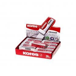 Kores - Eraser - White - 20 PCS - Toys