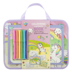 Moxy - Traveltray with Colouring & Activity book - Pink - Toys