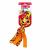 Kong - WUBBA BALLASTIC HIGH-VIZ - Bright, High-Visibility Colors - 33 x 9.5 x 7.5 cm - Pet Supplies