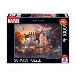 Schmidt - Thomas Kinkade: Marvel - Spider-Man and Friends - The Ultimate Alliance (1000 pieces) - Toys