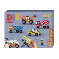 Hama - Midi Gift Box Construction Machinery (383163) - Toys