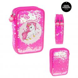 Tinka - Pencil Case Double Unicorn with Sequins - Toys