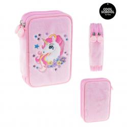 Tinka - Pencil Case Double Unicorn - Pink - Toys
