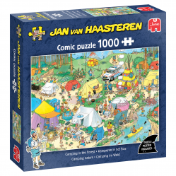 Jan van Haasteren - Camping in the Forest (1000 pieces) - Toys