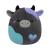 Squishmallows - 19 cm Love - Smithereens the Charcoal Grey Cow - Toys