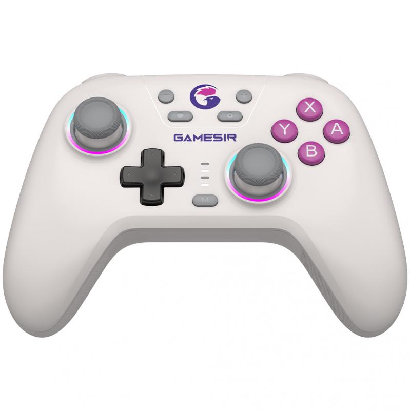GameSir - Nova HD Multiplatform Gamepad (Hall-Effect Sticks) - Retro White - Nintendo Switch 2