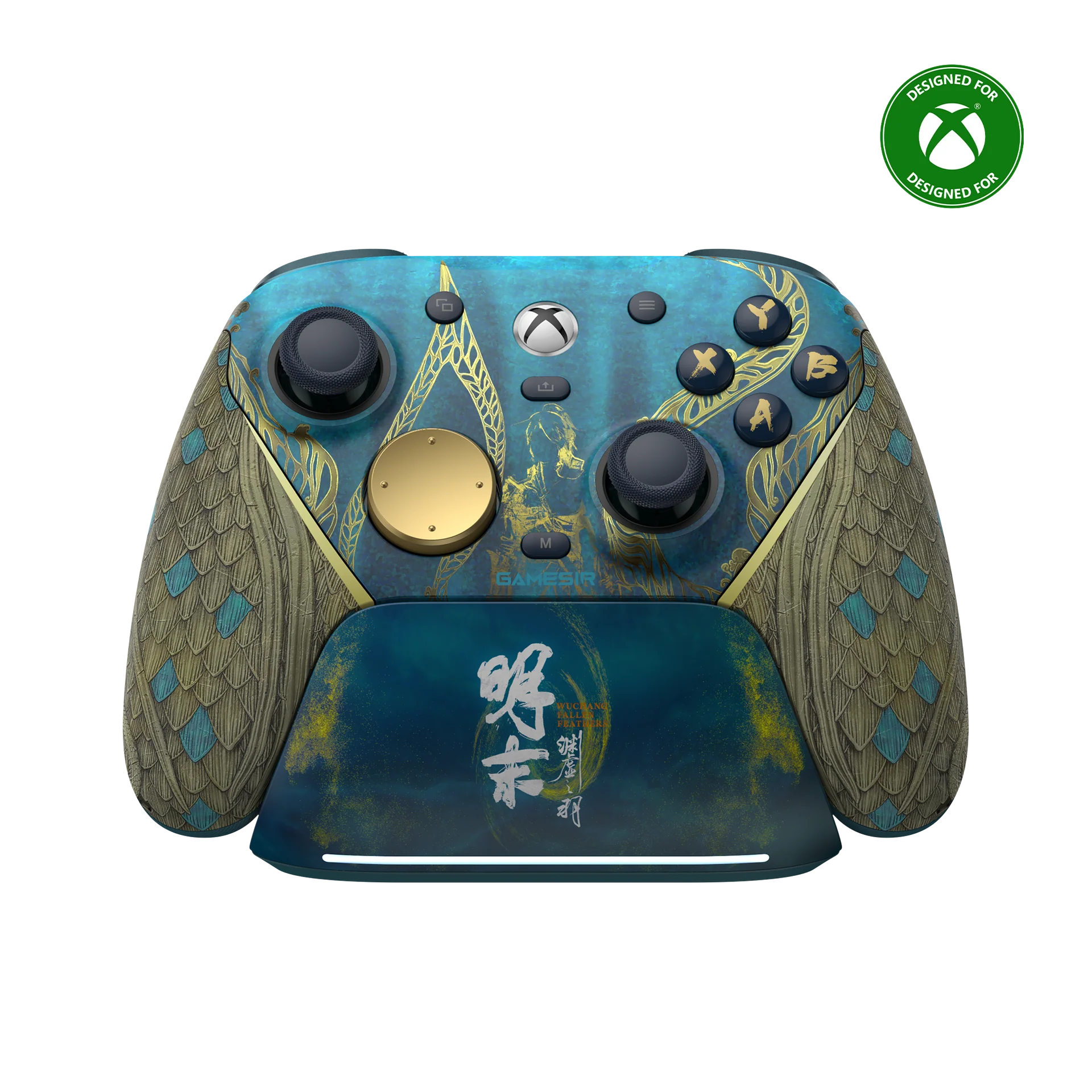 GameSir - G7 Pro Multiplatform Gamepad - Fallen Feather Wuchang - Green - Xbox Series X