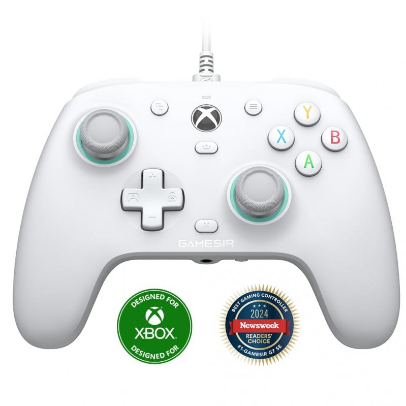GameSir - G7 SE Multiplatform Gamepad (Hall-Effect Sticks) - White - Xbox Series X