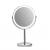 Gillian Jones - Rechargeable LED table mirror - Chrome - 21.5 cm x 35 cm x 13.5 cm, Ø 17 cm - Beauty