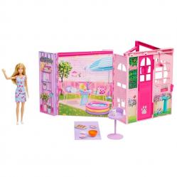 Barbie - Weekend Escape House w. doll (JMD28) - Toys