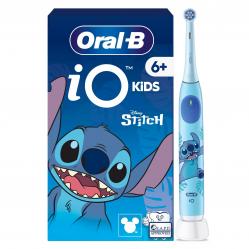 Oral B - iO Kids Disney Stitch Electric Toothbrush - Light Blue - Health and Personal Care