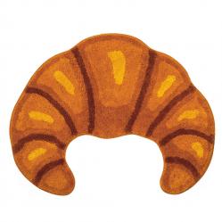 Kikkerland - Croissant Bath Rug - 25.75" x 20.25" x 0.25" - Home and Kitchen