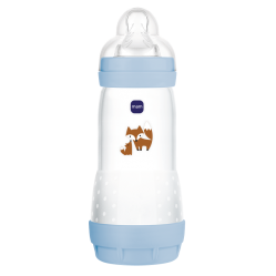 MAM - Easy Start Anti-Colic Bottle - Blue - 320ml - Baby and Children