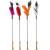 Flamingo  -  Cat toy fishing rod with feathers and Matatabi - assorted colours - Pet Supplies