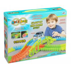 Multi Track - Glow Set, 110 Pcs (41793) - Toys