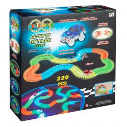 Multi Track - Glow Set, 220 Pcs (41795) - Toys