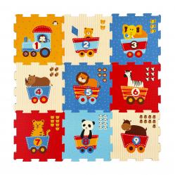 B Beez - Foam Floor Puzzle Mat, 19 Pcs (53004) - Baby and Children