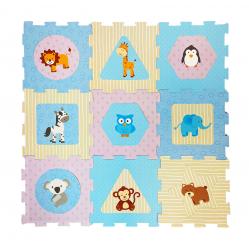 B Beez - Foam Floor Puzzle Mat, 18 Pieces (53005) - Baby and Children