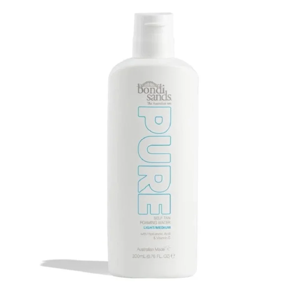 Bondi Sands - Pure Self Tan Foaming Water Light/medium 200 ml - Beauty