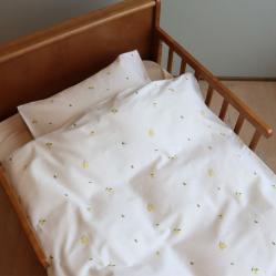By Mats - Lemons Baby Bed Linen Set - 70x100 cm and 40x45 cm (MAT266) - Baby and Children