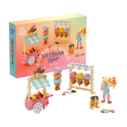 Plus Plus - Learn to Build Ice Cream Shop (4351) - Toys