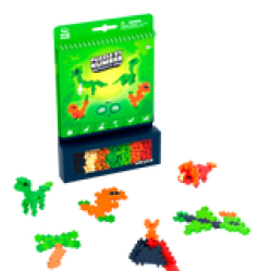 Plus Plus - Puzzle by Number Activity Pad Dinosaurs (4347) - Toys