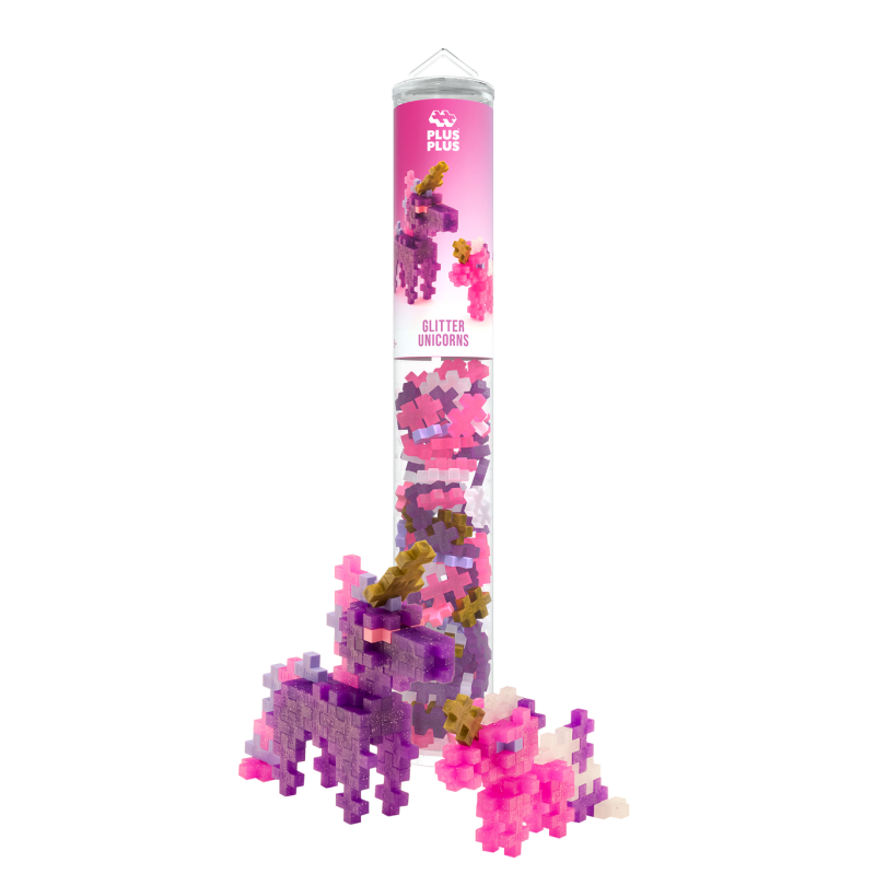 Plus Plus - Glitter Unicorns (4373) - Toys