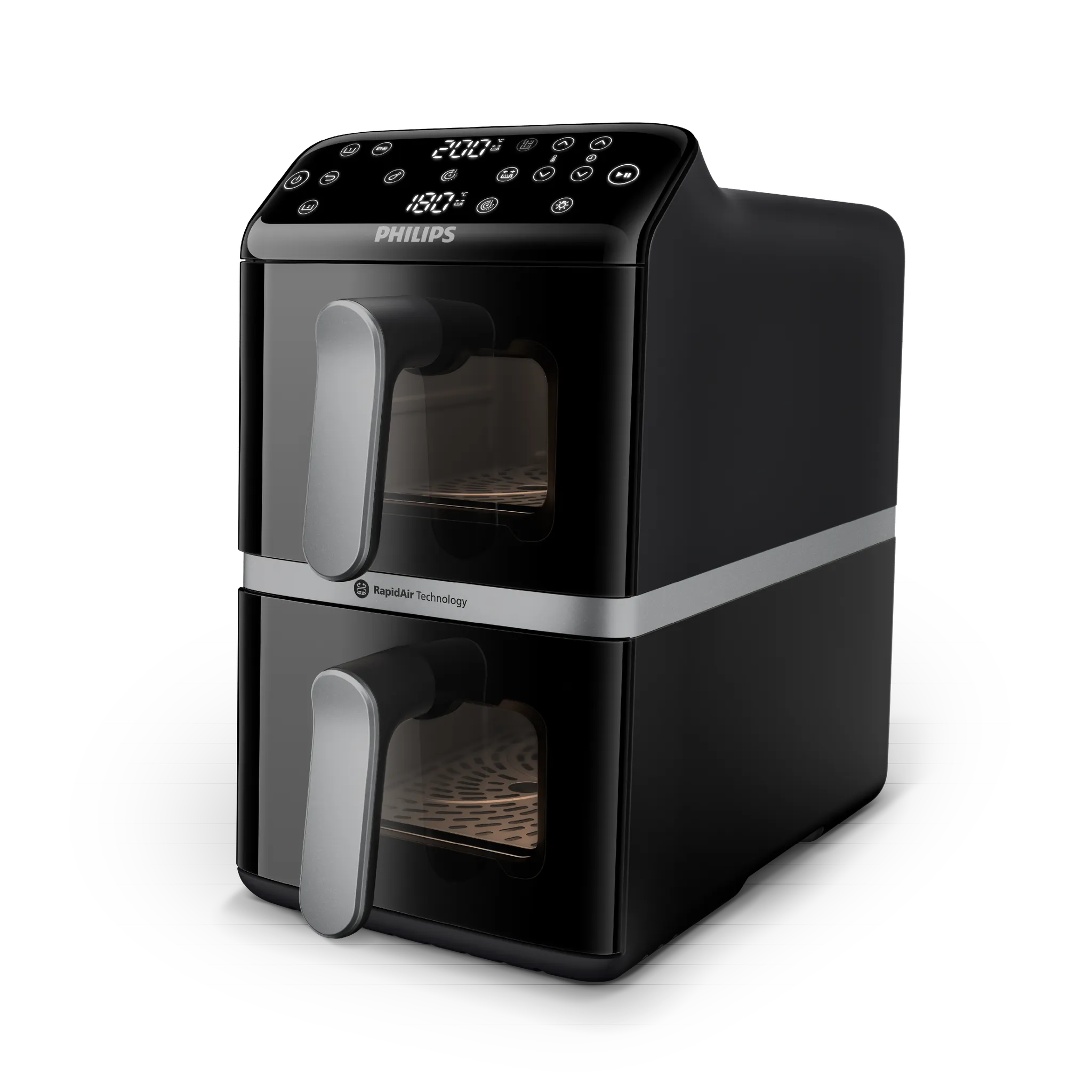 Philips - Airfryer 4000 Series Stacked Dual Basket - NA461/00 - Home and Kitchen