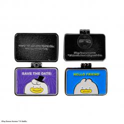 Cinereplicas - KPop Demon Hunters - Rujinu Letters Pin Badge - Fan Shop and Merchandise