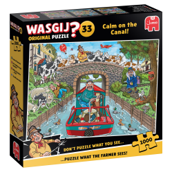 Wasgij - Calm on the Canal! (1000 Pieces) (1119802241) - Toys