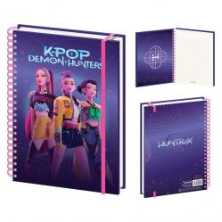 K‑Pop Demon Hunters – A4 Wiro Notebook (2112063-SR2511460) - Toys