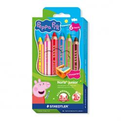 Staedtler – Peppa Pig Colouring Pencils – 6 pcs ass (140 C6 L1) - Toys