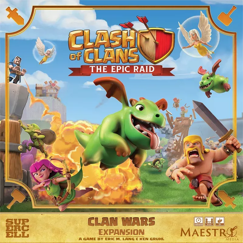 Clash of Clans: The Epic Raid - Clan Wars (MMCLASHEXP02) - Toys