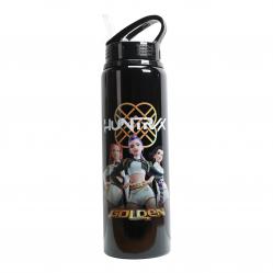 KPop Demon Hunters - Flip Top Drinking Bottle - Golden - 650ml - Fan Shop and Merchandise