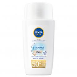Nivea - Daily Fluid Light Tinted SPF 50+ - 40 ml - Beauty