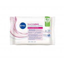 Nivea - Caring Cleansing Wipes - 25 stk - Beauty