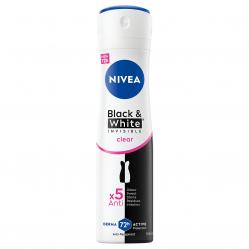 Nivea - Black & White Invisible Original Female Spray - 150ml - Beauty