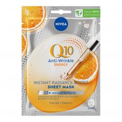 Nivea - Q10 Energy Sheet Mask - 1 stk. - Beauty