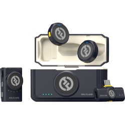 Hollyland - LARK M2 Mini Microphone Combo with Camera RX + USB-C RX - Musical Instruments & DJ