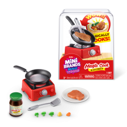 Mini Brands - Magic Cook Kitchen S1 - Steak with Pan - Toys