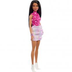 Barbie - Fashionista Doll - Rock Pink And Metallic (HRH13) - Toys
