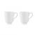 Royal Copenhagen - White Fluted Mug - 38 cl - Set of 2 - Home and Kitchen