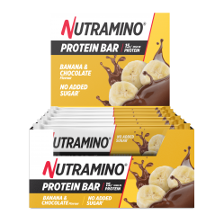 Nutramino - Proteinbar - Banana & Chocolate 20 pcs - Health and Personal Care