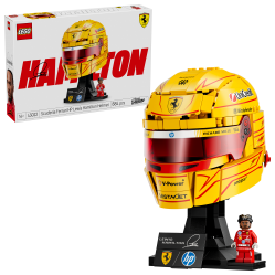 LEGO - Editions Formula 1 - Scuderia Ferrari HP Lewis Hamilton Helmet (43022) - Toys